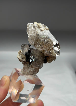 Lustrous Rutile with Hematite and Quartz Collection # 551