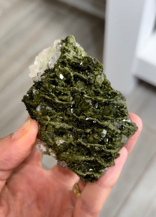 Very High Grade Forest Epidote with Quartz PM1226