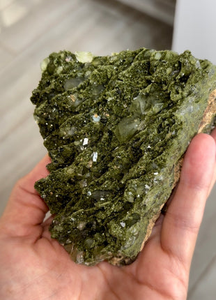 Very High Grade Forest Epidote with Quartz PM1224