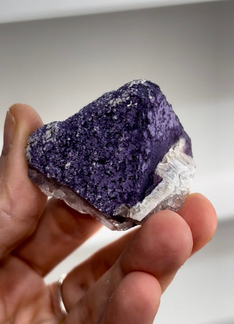 Charoite Color Octahedral Fluorite