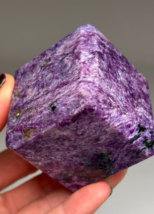 High Quality Charoite Cube