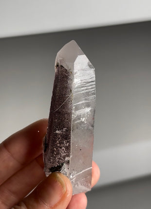 New ! Glittery Hematite Lithium Phantom Quartz