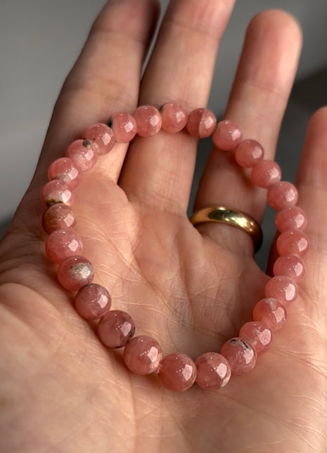 Pink Rhodocrosite Bracelet