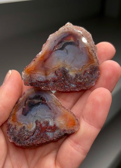 Gambiri Agate Pair - From Malawi