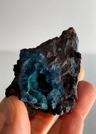 Velvety Blue Shattuckite Geode PM0979