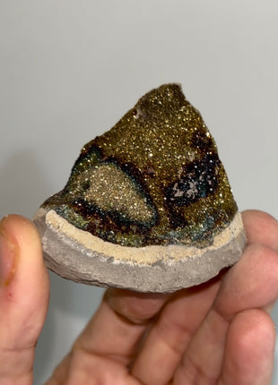 Spectropyrite Specimen from Volga River, Russia 🌈