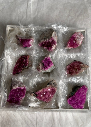 9 Pieces ! Pink Cobaltocalcite Lot from Congo