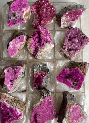 12 Pieces ! Pink Cobaltocalcite Lot from Congo