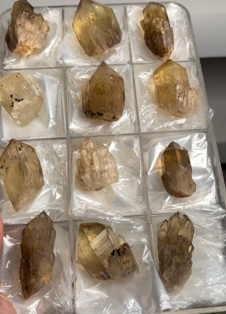 12 Pieces ! Kundalini Citrine Lot from Congo