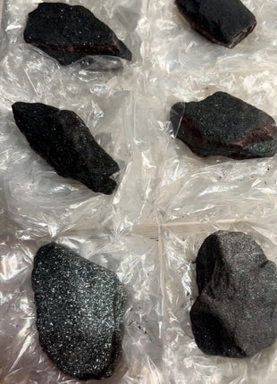 6 Pieces !  Specular Hematite lot - From Champion mine