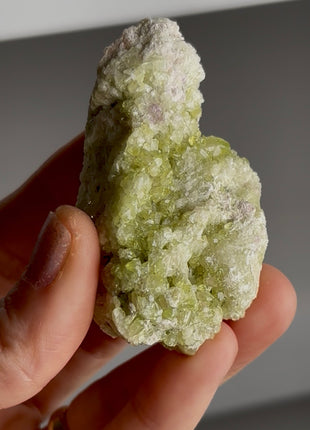 Vesuvianite from Jeffrey mine, Canada