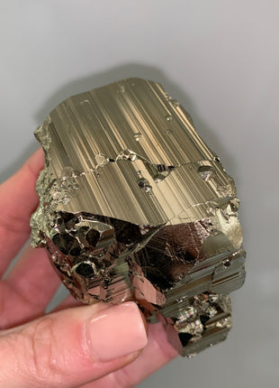 Very Lustrous Pyrite - From Huanzala, Peru