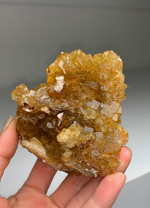 Cubic Orange Yellow Fluorite - From Spain