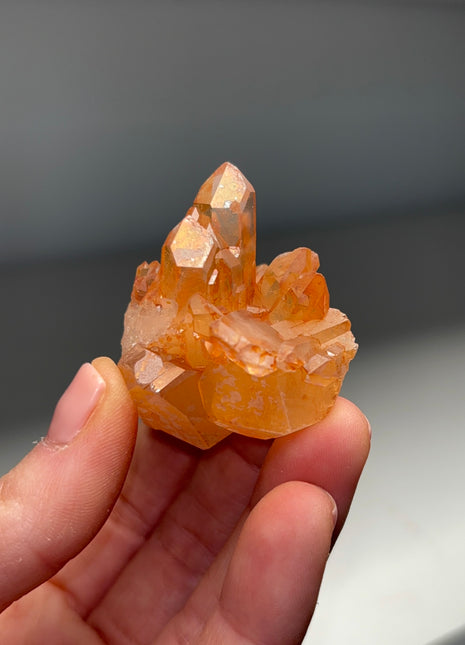 Tangerine Quartz from Diamantina, Brazil