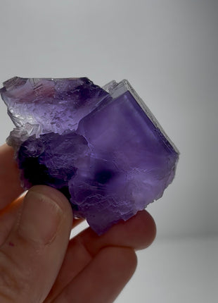 Deep Purple Core Fluorite - From Berbes