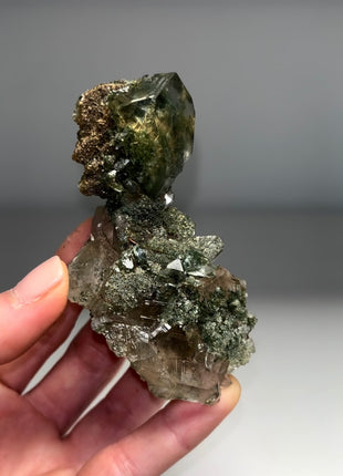 Rutile Green Chlorite Quartz - From Himachal Pradesh, Himalayas