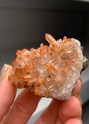 Gemmy Orange Quartz from Saxrönningen, Sweden 🇸🇪