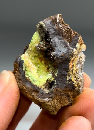 Yellow Green Pyromorphite Geode
