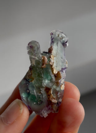 Spinel Twin Fluorite Collection # 845