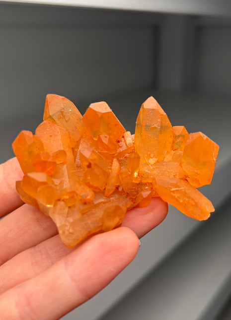 Tangerine Quartz from Diamantina, Brazil