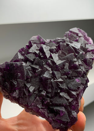 Octahedral Reddish Purple Fluorite