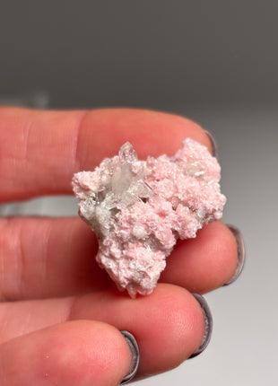 15 Pieces ! Pink Rhodocrosite with Quartz Lot