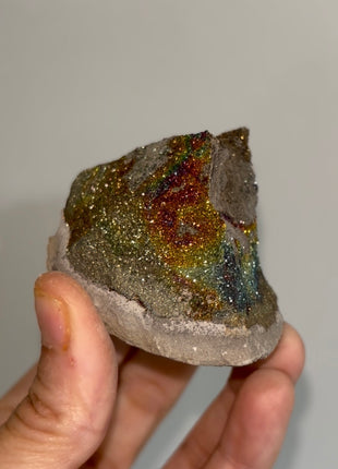 Spectropyrite Specimen from Volga River, Russia 🌈