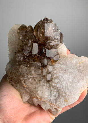 Wow ! Elestial Smoky Quartz - From Namibia