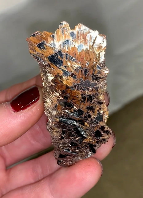 Rutile and Hematite - from Novo Horizonte