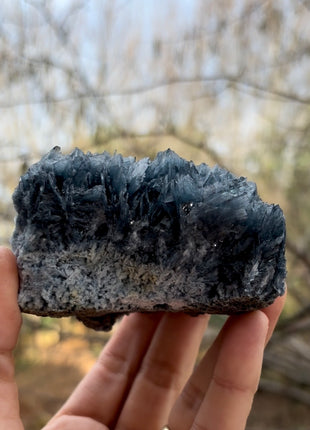 Blue Barite - From Cavnic mine, Romania