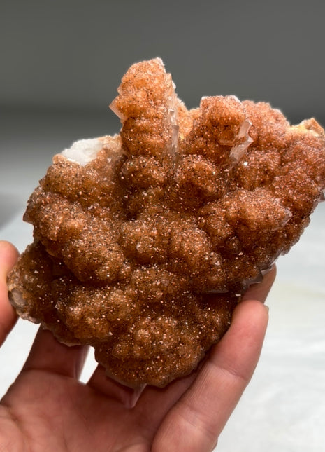 Wow ! Quartz with Orange Red Inesite