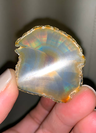 Rare Iris Agate with Rainbows