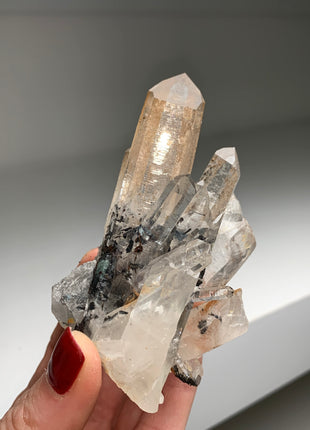 High Grade Quartz with Hematite from Jinlong hill # PM0157