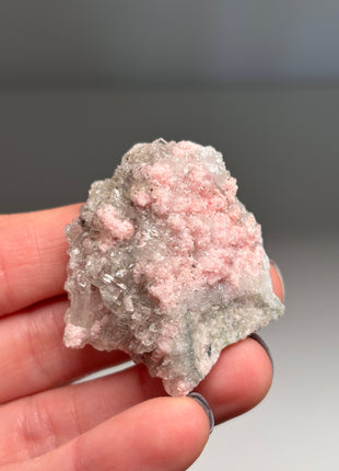 9 Pieces ! Pink Rhodocrosite with Quartz Lot