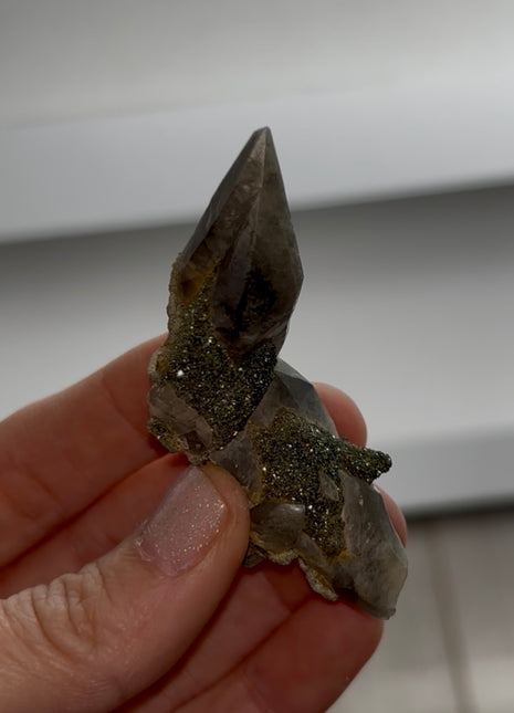 Brushy Creek Dragon Calcite with Chalcopyrite