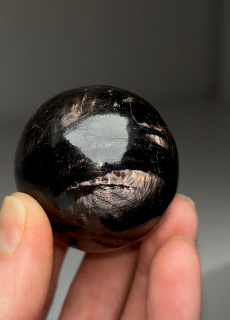 Flashy Hypersthene Sphere