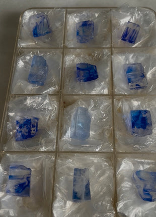 Blue Halite Specimens lot - 12 Pieces !