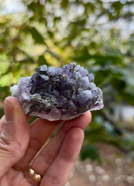Wow ! Amethyst with Pyrite