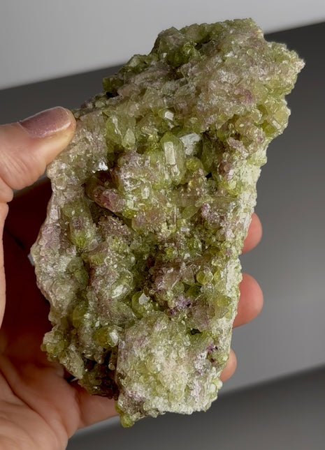 Our Finest ! Vesuvianite from Jeffrey mine, Canada