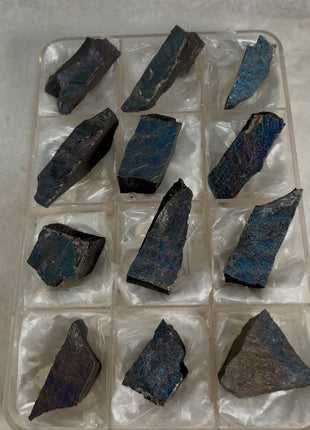 Rare ! Bornite Specimens Lot 🌈 - 12 Pieces