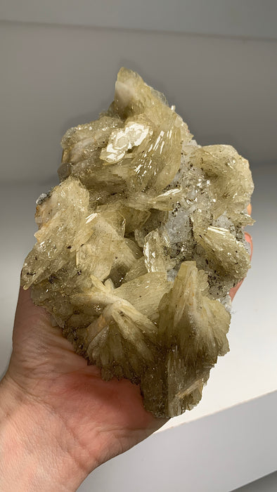 Finest ! Yellow Barite with Chalcopyrite and Quartz