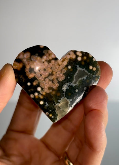 Orbicular Ocean Jasper Heart PM1037