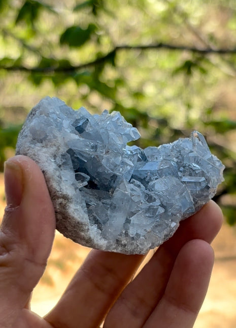 Blue Celestite from Madagascar