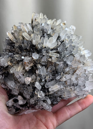 Old find ! Quartz Flower with Sphalerite Inclusions - From Bulgaria