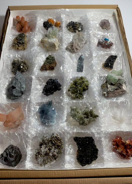 24 Pieces ! Excellent Variety Minerals Lot