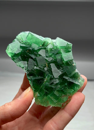 Rich Green Fluorite from Okorusu mine, Namibia