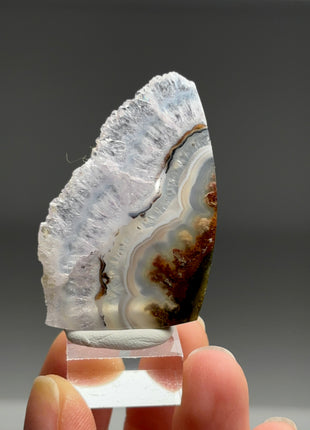 Pink Banded Flower Agate