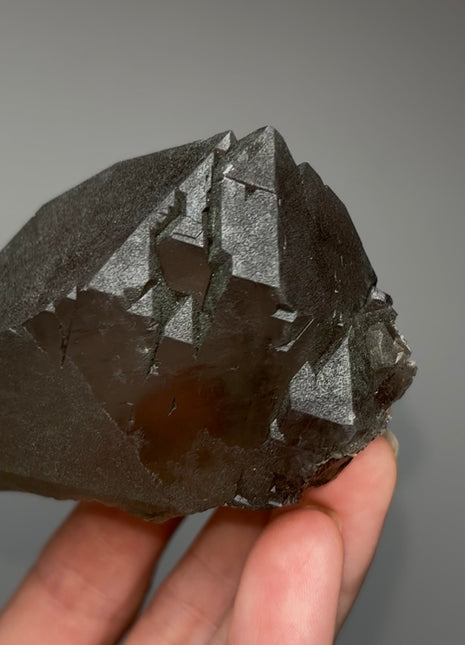 Gwindel Smoky Chlorite Quartz - From Mont Blanc, France