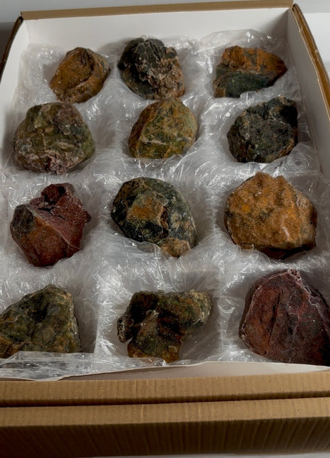 12 Pieces ! Druzy Chrome Chalcedony Lot
