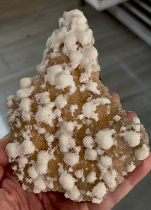 New ! Okenite Snowballs with Orange Stilbite